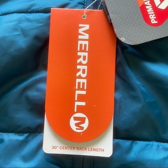 Merrell Men’s Small Quentin Vest Legion Blue Full Zip Travel Packable NEW Poly - Picture 4 of 13